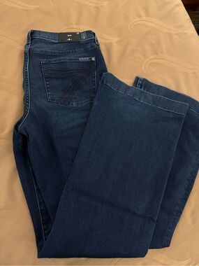 7 For All Mankind Skinny Jeans in Dark Blue